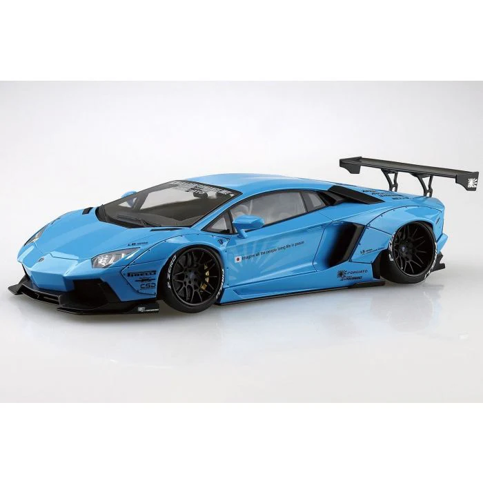 Aoshima A005989 1/24 LB Works Lamborghini Aventador Version 1 - Image 2