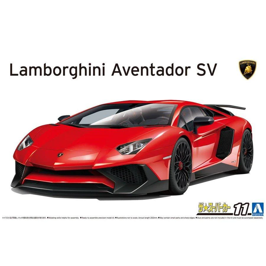Aoshima A006120 1/24 Lamborghini Aventador SV 2015