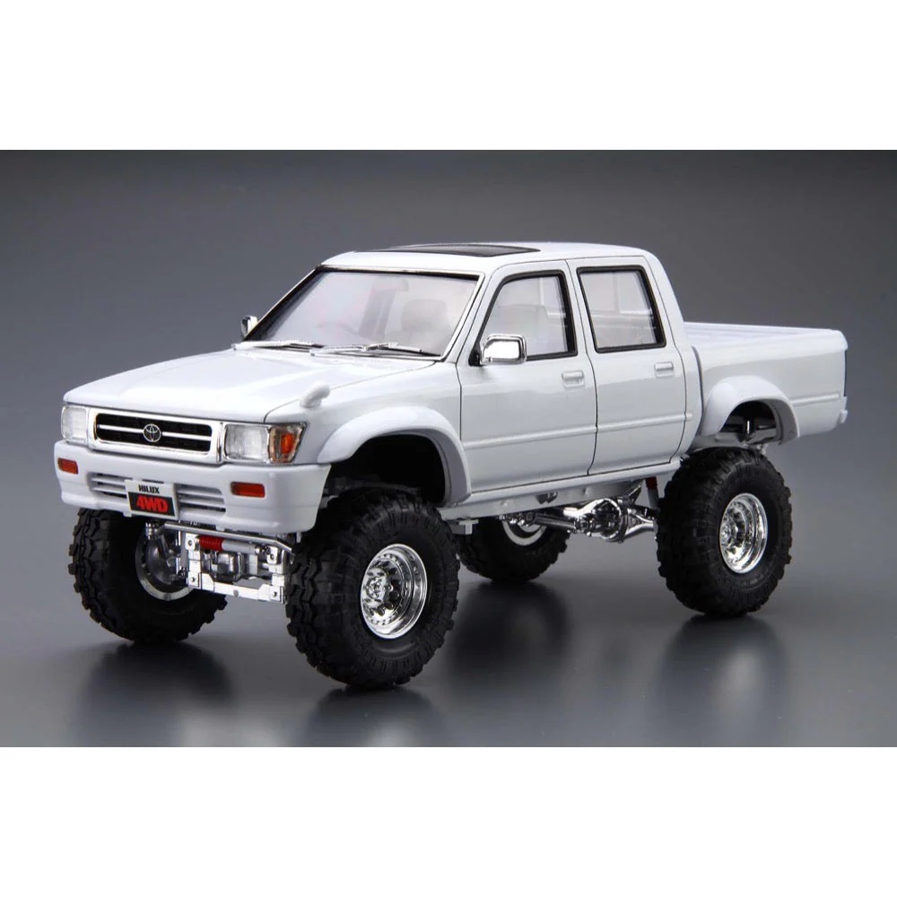 Aoshima A006131 1/24 Toyota LN107 Hilux Pickup Double Cab Lift Up 1994 - Image 2