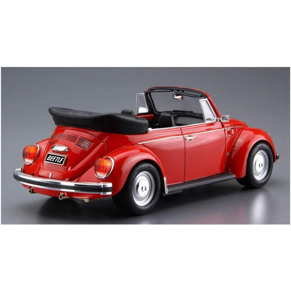 Aoshima A006154 1/24 Volkswagen 15ADK Beetle 1303S Cabriolet 1975 - Image 3