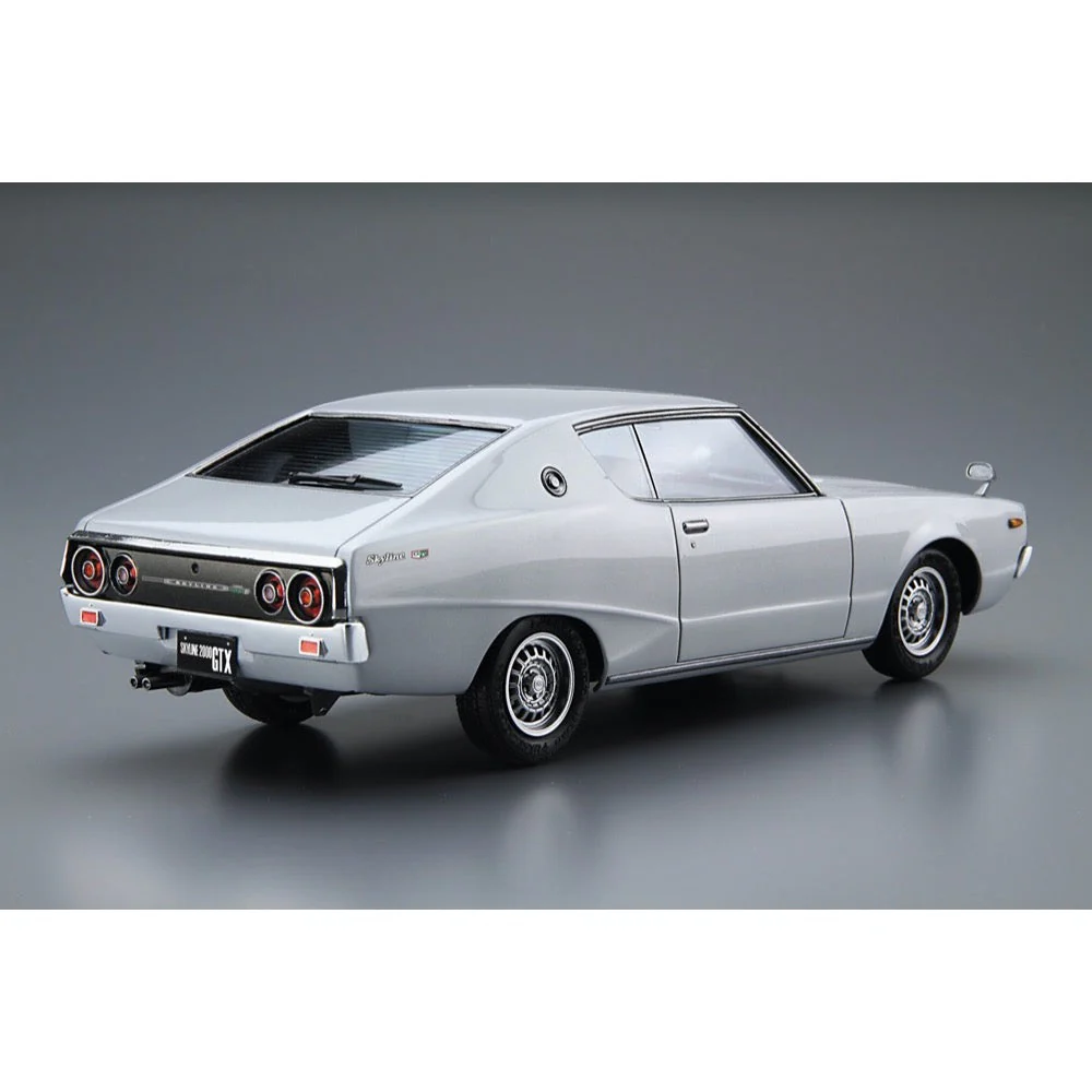 Aoshima A006211 1/24 Nissan GC111 Skyline HT2000GTX-ES 1976 - Image 3