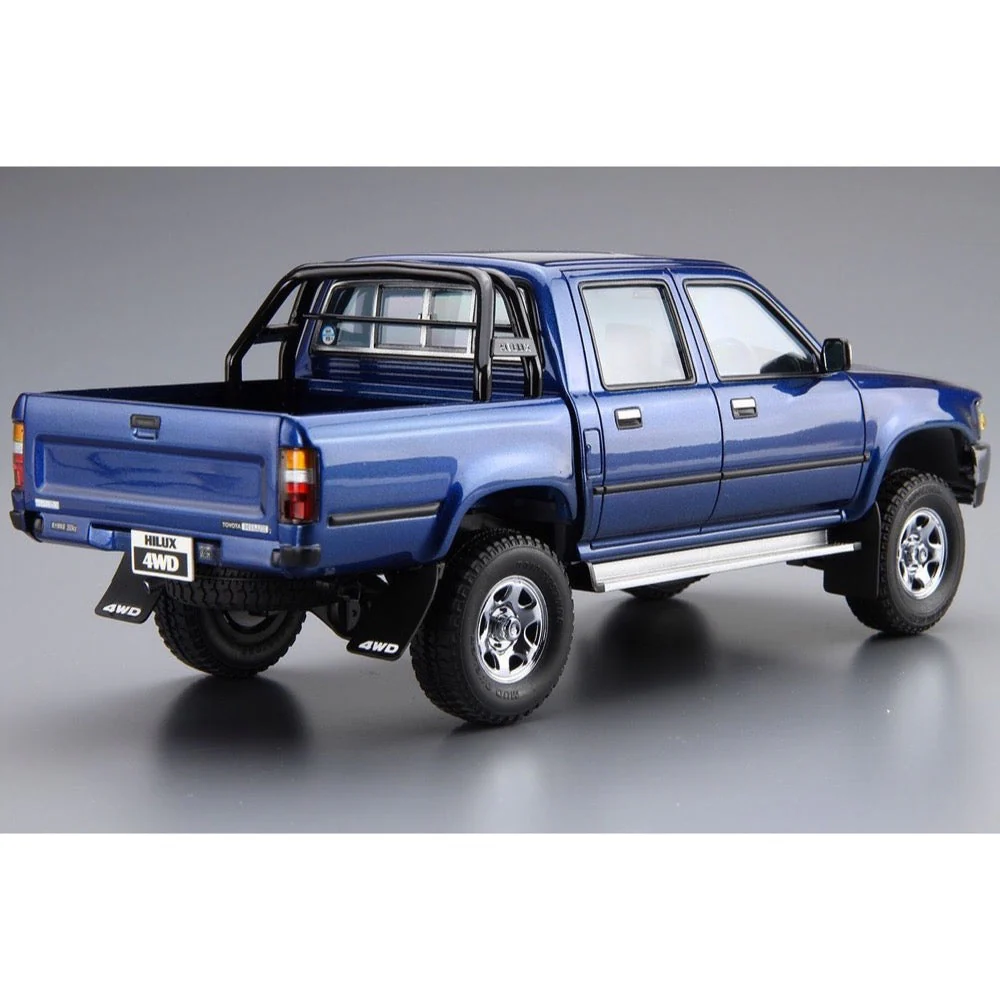 Aoshima A006217 1/24 Toyota N107 Hilux Pick Up Double Cab 4WD 1994 - Image 3