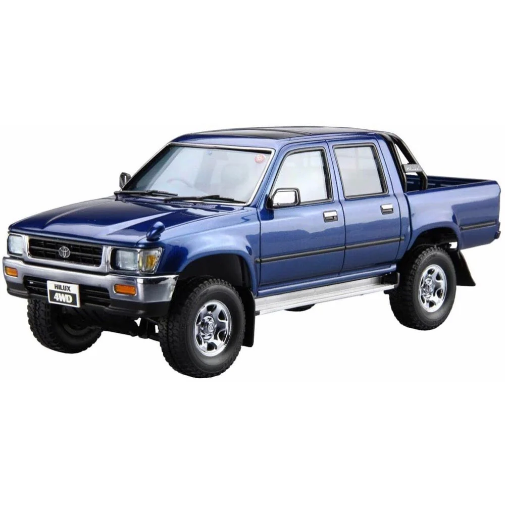 Aoshima A006217 1/24 Toyota N107 Hilux Pick Up Double Cab 4WD 1994 - Image 4