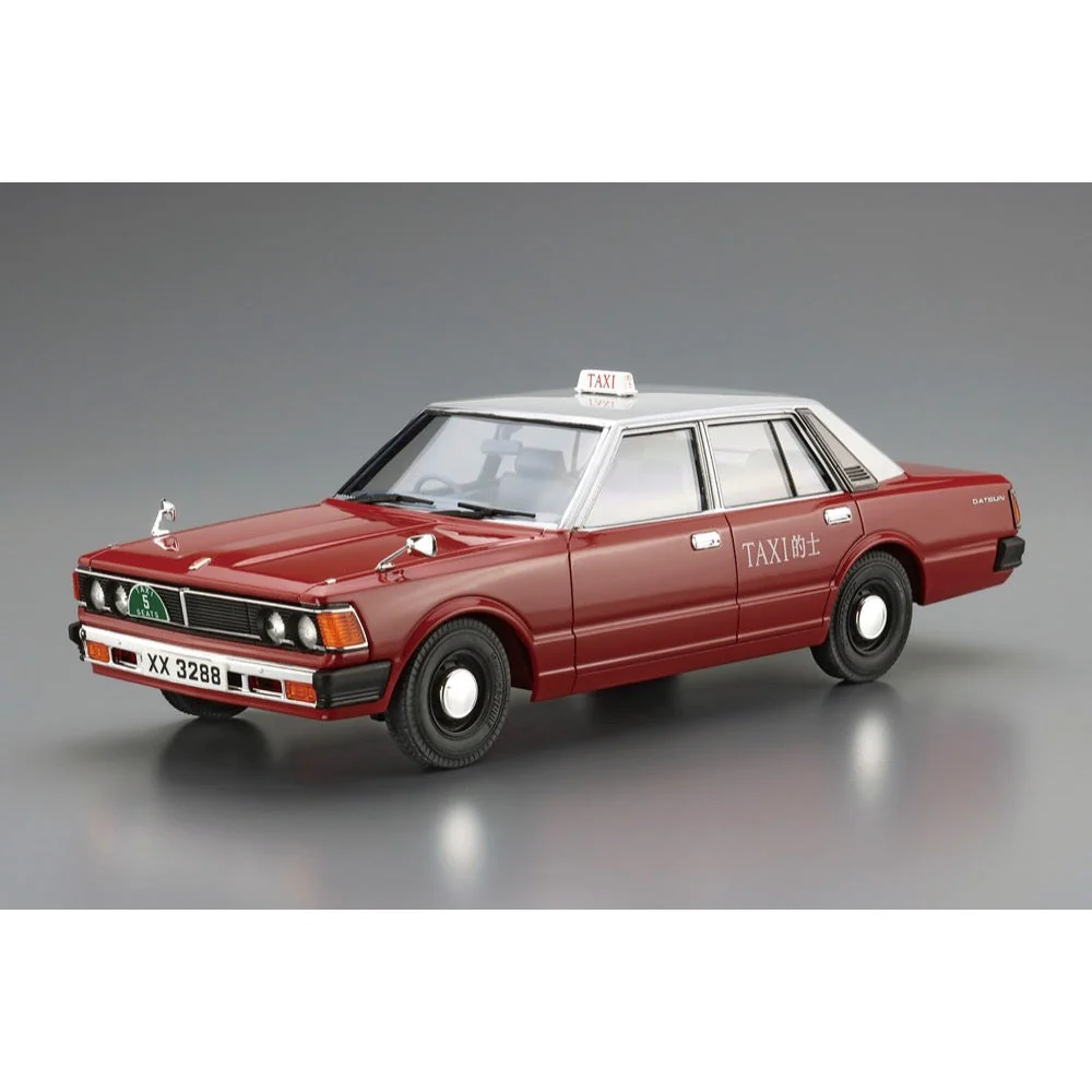 Aoshima A006224 1/24 Datsun 220C 1979 Hong Kong Taxi - Image 2