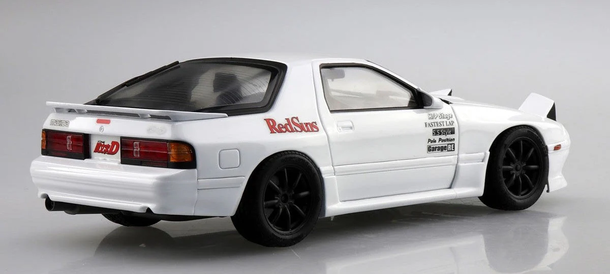 Aoshima A006246 1/24 Initial D Takahashi Ryosuke FC3S RX-7 Comics Vol.11 Akagi Battle Version - Image 2