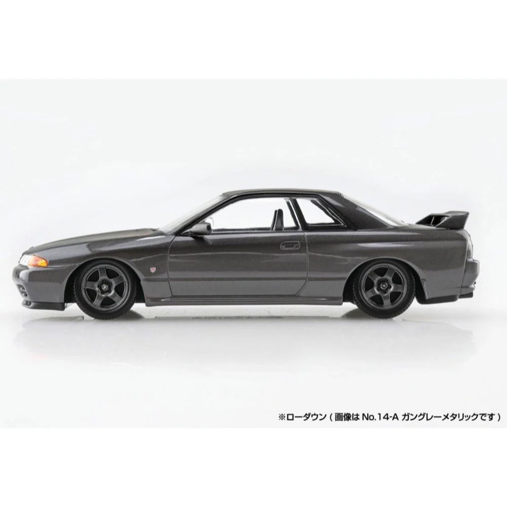 Aoshima A006353 1/32 Nissan R32 Skyline GT-R Gun-Gray Metallic - Image 4