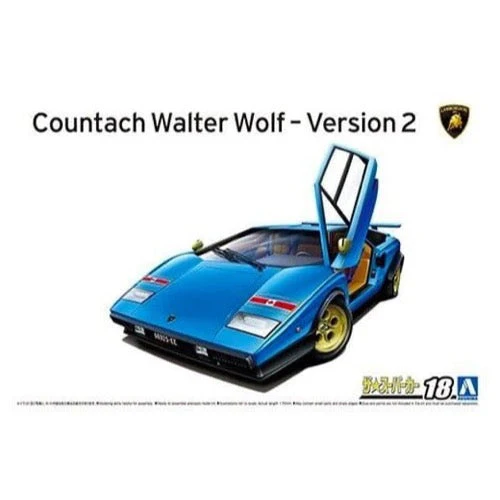 Aoshima A006383 1/24 1976 Wolf Countach Version 2