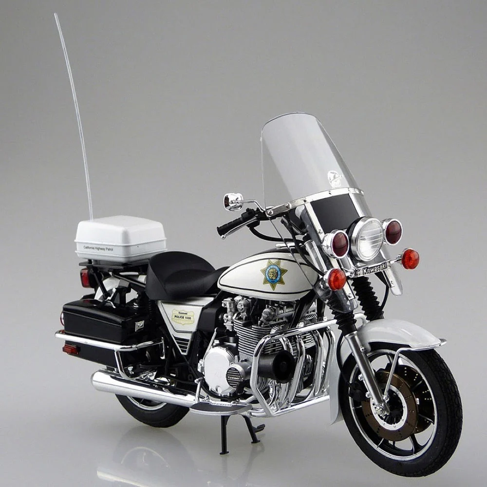 Aoshima A006480 1/12 Kawasaki KZ1000P Police1000 1982 - Image 3