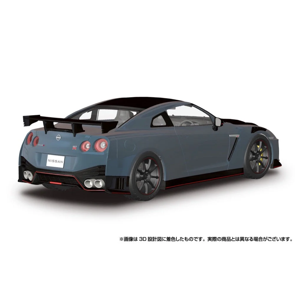 Aoshima A006593 1/24 Snap R35 Nissan GT-R Nismo Special Edition 2022 Nismo Stealth Gray - Image 3
