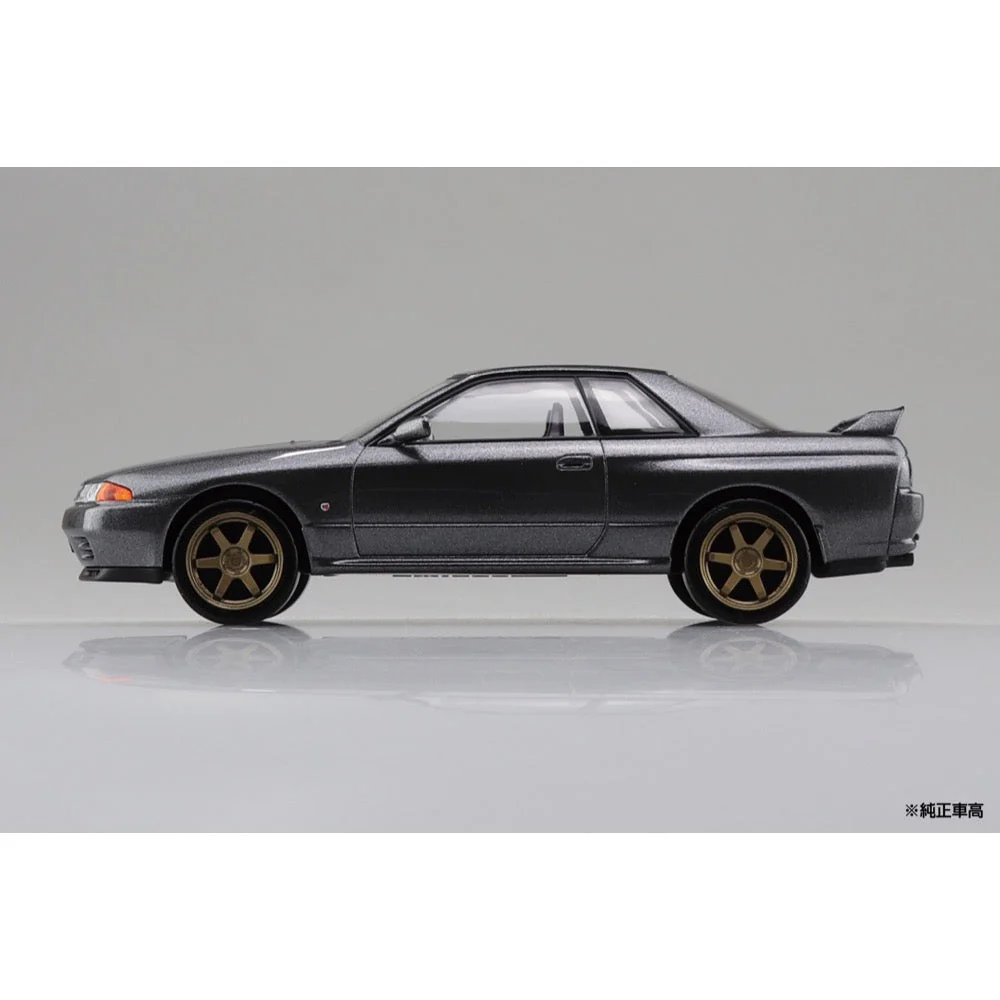 Aoshima A006634 1/32 Nissan R32 Skyline GT-R Custom Wheel Gun-Gray Metallic Snap Kit No.14-SP1 - Image 4