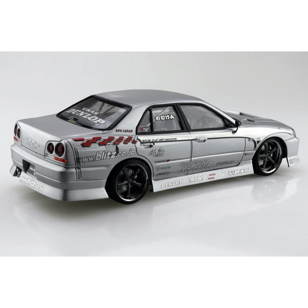 Aoshima A006877 1/24 Uras 2002 D1 Spec Replica Er34 Skyline 2001 (Nissan) - Image 3