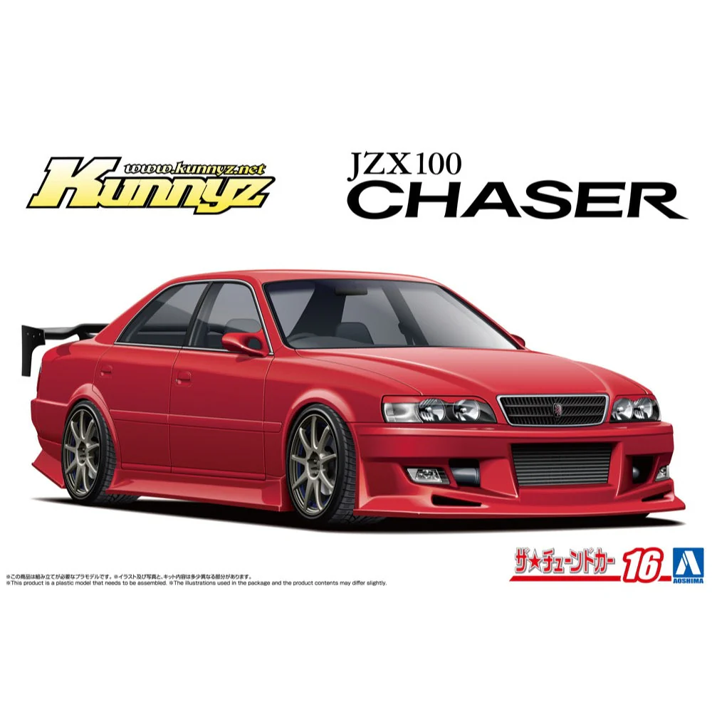 Aoshima A006928 1/24 KunnyZ JZX100 Chaser Tourer V 1998 (Toyota)