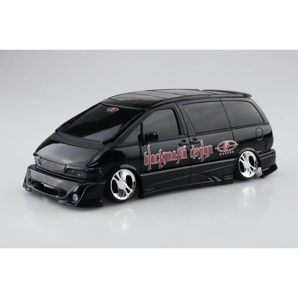 Aoshima A020161 1/24 Black Mafia Tcr11W Estima '98 Toyota - Image 2