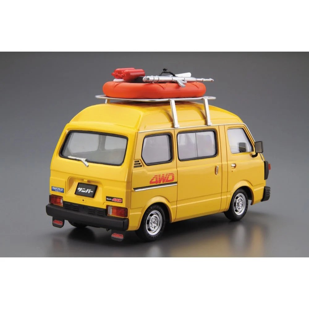Aoshima A06389 1/24 Subaru TT1 Sambar High-Roof 4WD 80 - Image 3