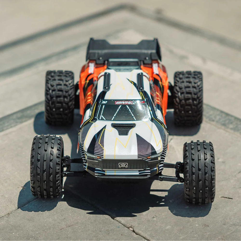 ARRMA 1/10 Vorteks MEGA 550 2WD RC Stadium Truck (Orange) ARA3205ST1 - Image 10