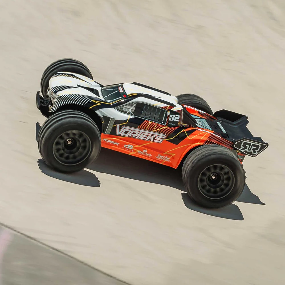 ARRMA 1/10 Vorteks MEGA 550 2WD RC Stadium Truck (Orange) ARA3205ST1 - Image 3