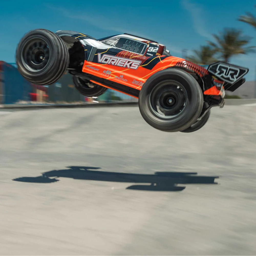 ARRMA 1/10 Vorteks MEGA 550 2WD RC Stadium Truck (Orange) ARA3205ST1 - Image 6