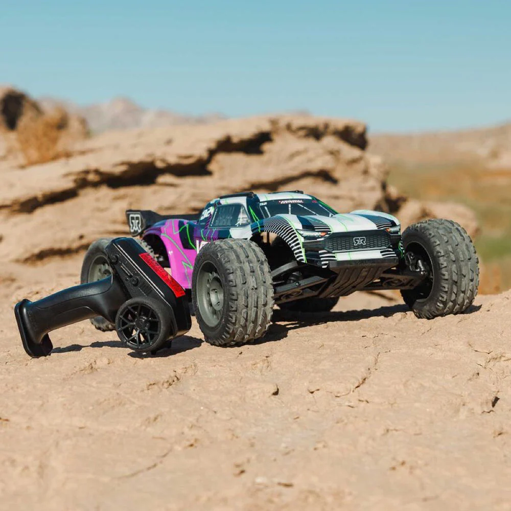 ARRMA 1/10 Vorteks MEGA 550 2WD RC Stadium Truck (Purple) ARA3205ST2 - Image 10