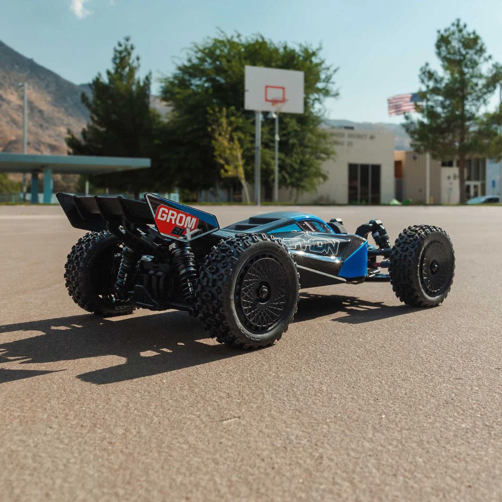 Arrma 1/18 Typhon Grom 4x4 RC Buggy (Blue) ARA2306ST2 - Image 13