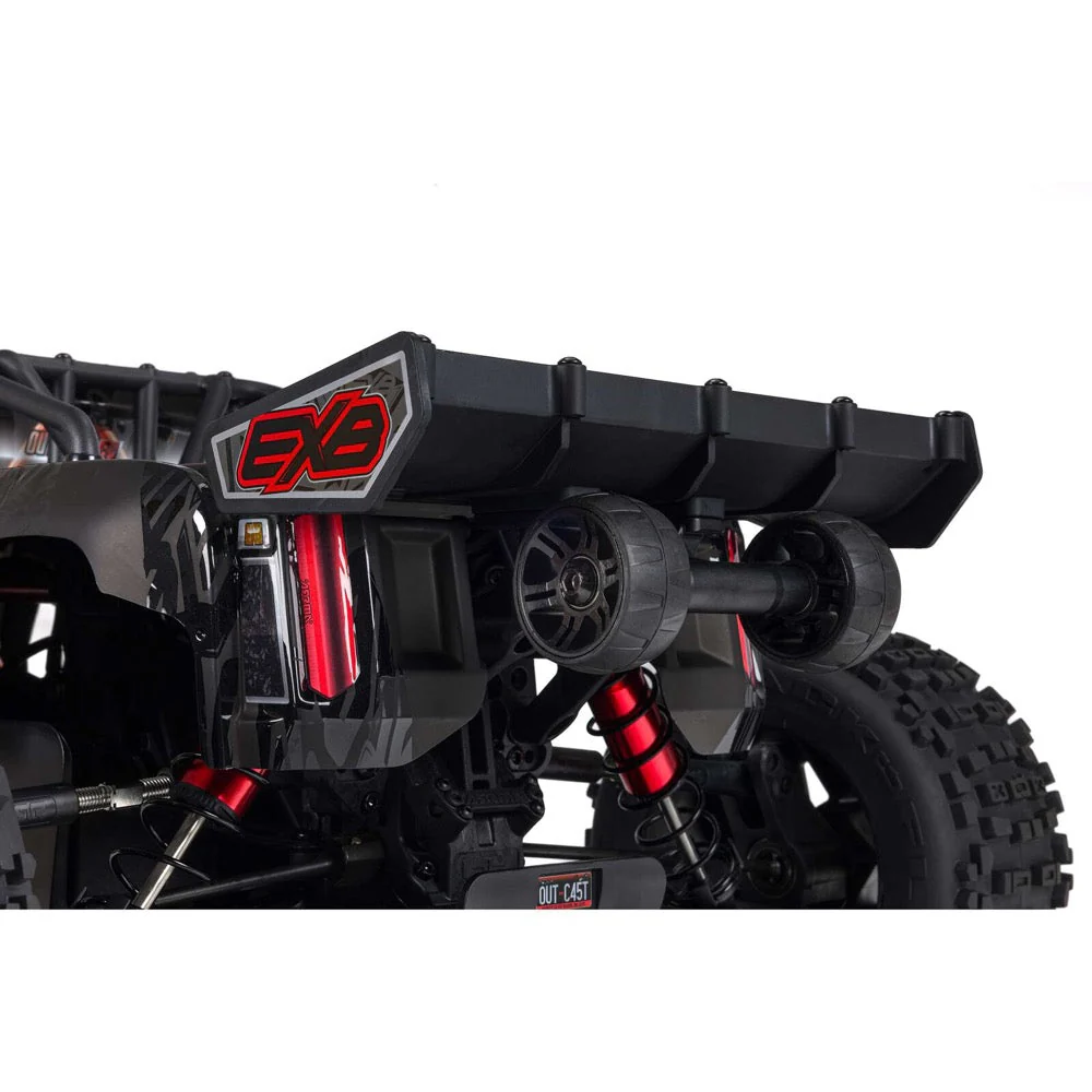 Arrma 1/5 Outcast 4X4 8S BLX EXB Brushless Stunt Monster Truck RTR Black ARA5810V2T1 - Image 12