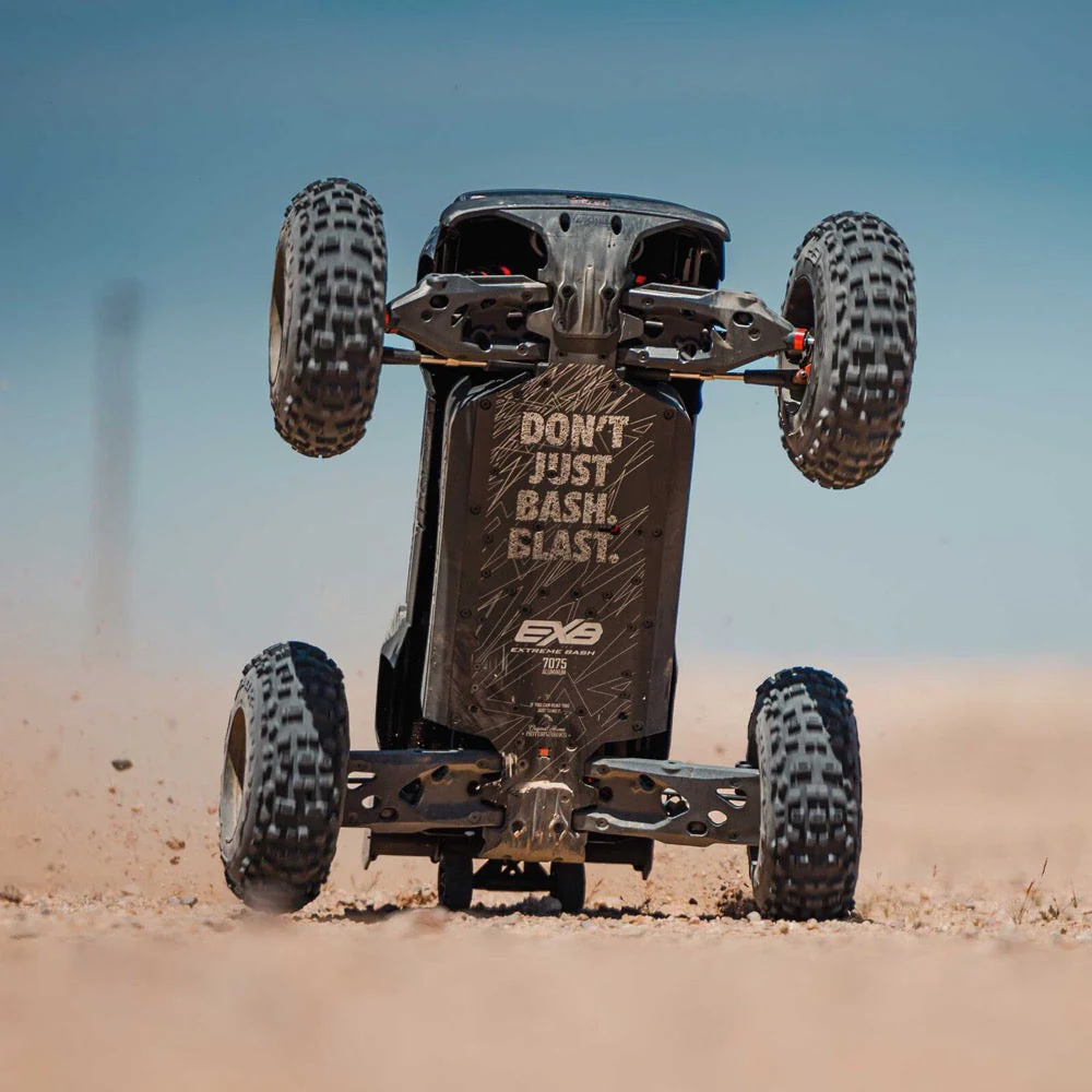 Arrma 1/5 Outcast 4X4 8S BLX EXB Brushless Stunt Monster Truck RTR Black ARA5810V2T1 - Image 20