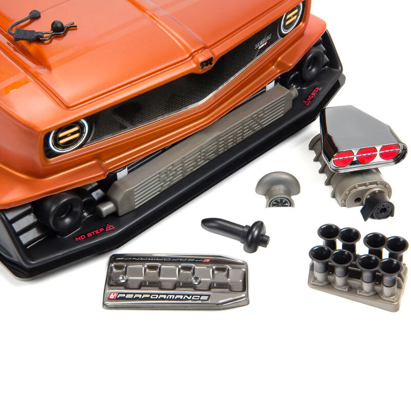 Arrma 1/7 Felony 6S BLX Street Bash All-Road Muscle RC Car Orange ARA7617V2T2 - Image 2