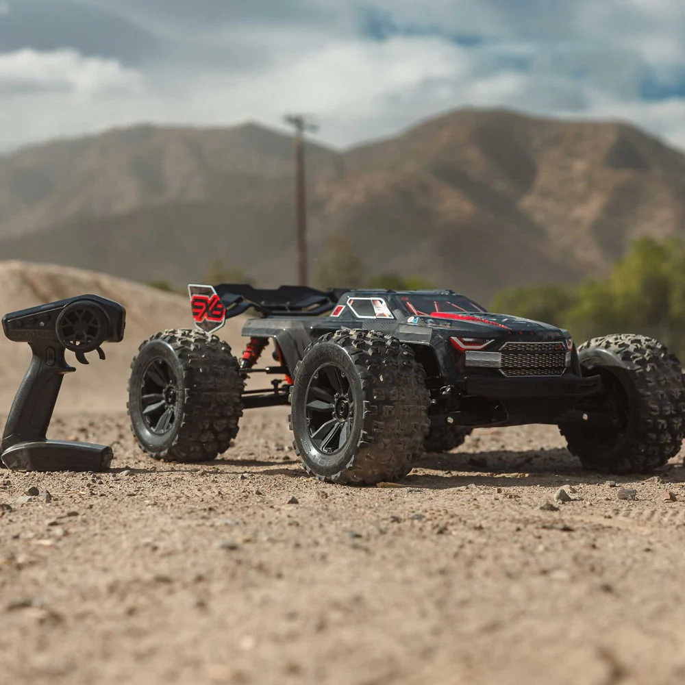 Arrma 1/8 Kraton 6S EXB 4X4 RC Truck (Black) ARA8708V6T1 - Image 14