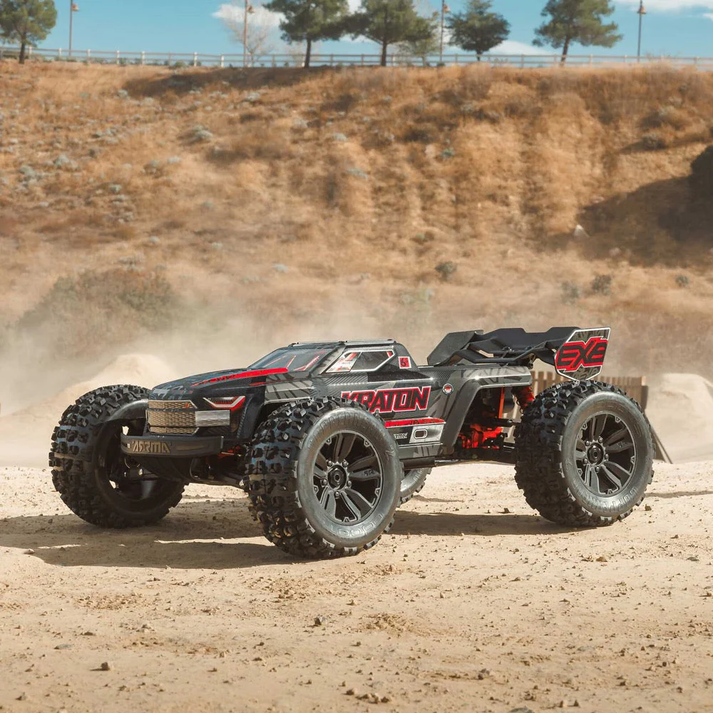 Arrma 1/8 Kraton 6S EXB 4X4 RC Truck (Black) ARA8708V6T1 - Image 15
