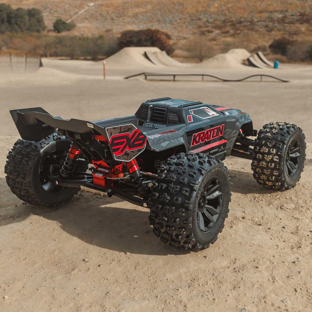 Arrma 1/8 Kraton 6S EXB 4X4 RC Truck (Black) ARA8708V6T1 - Image 16
