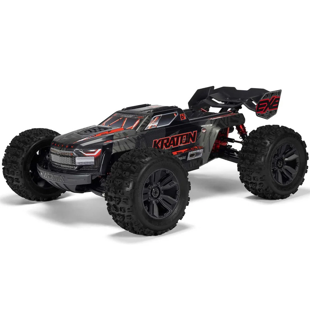 Arrma 1/8 Kraton 6S EXB 4X4 RC Truck (Black) ARA8708V6T1 - Image 21