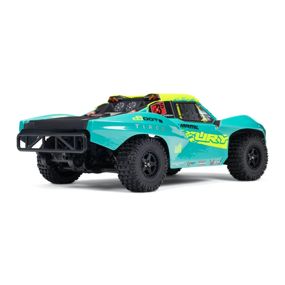 Arrma ARA3521T2 Fury 1/10 2WD 223S BLX Short Course Truck RTR Green - Image 2