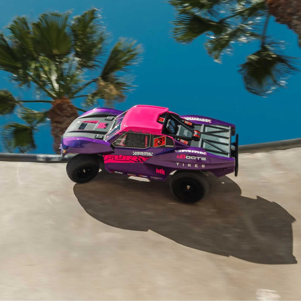 Arrma ARA3521T3 Fury 1/10 2WD 223S BLX Short Course Truck RTR Purple - Image 18