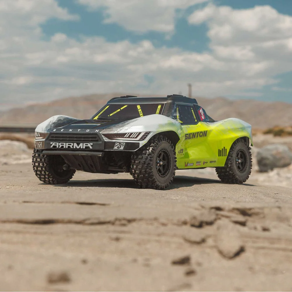Arrma ARA4303V4T1 Senton 1/10 V4 4X4 223S BLX Short Course Truck RTR Yellow - Image 18