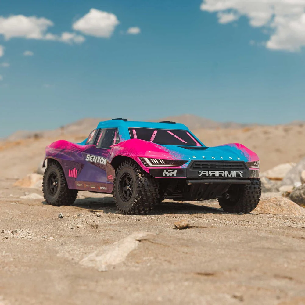 Arrma ARA4303V4T3 Senton 1/10 V4 4X4 223S BLX Short Course Truck RTR Blue - Image 17