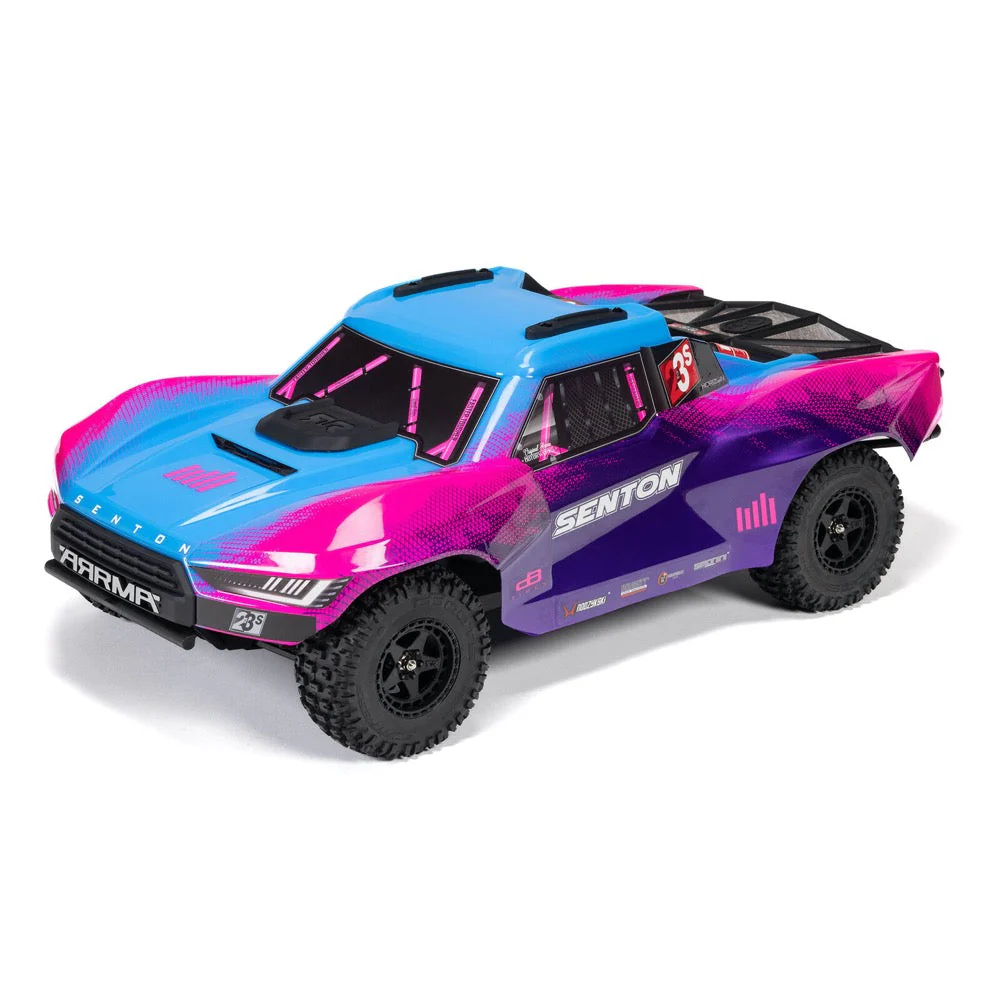 Arrma ARA4303V4T3 Senton 1/10 V4 4X4 223S BLX Short Course Truck RTR Blue - Image 2