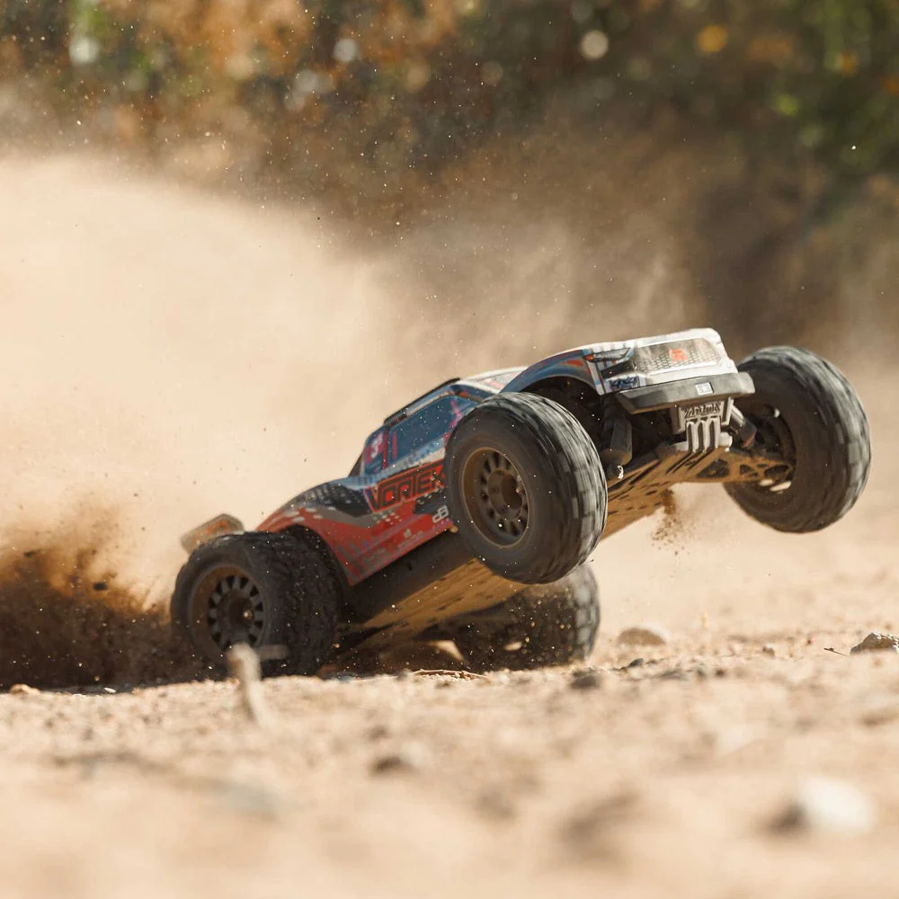 Arrma ARA4305V4T1 Vorteks V4 4X4 223S BLX Stadium Truck RTR Red - Image 19