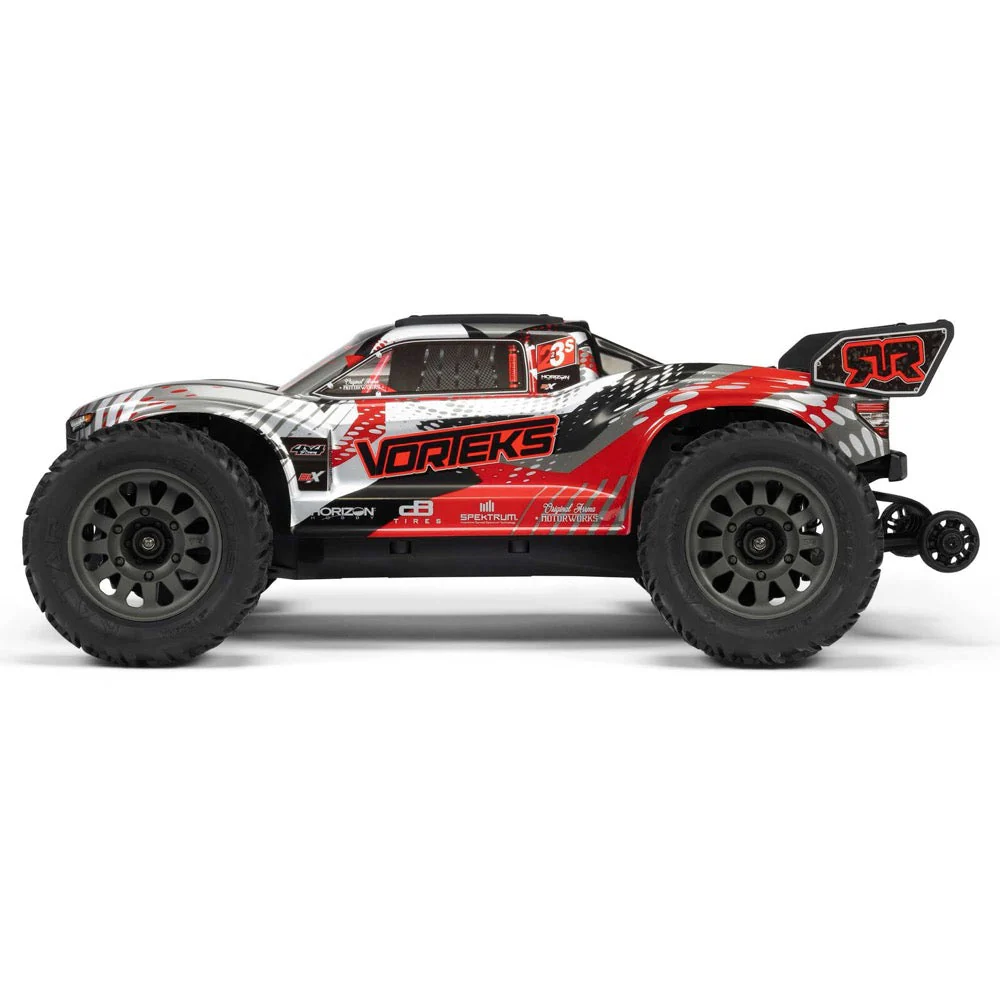 Arrma ARA4305V4T1 Vorteks V4 4X4 223S BLX Stadium Truck RTR Red - Image 2