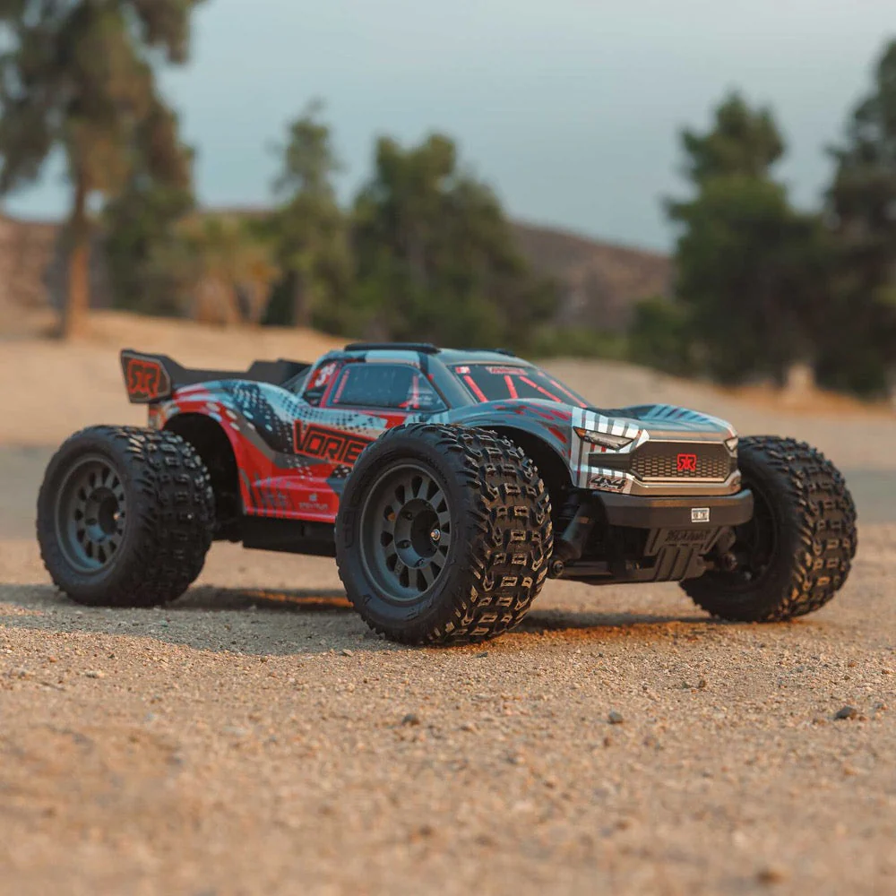 Arrma ARA4305V4T1 Vorteks V4 4X4 223S BLX Stadium Truck RTR Red - Image 21