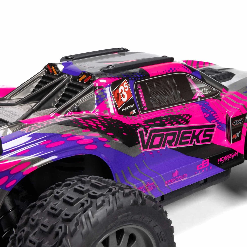 Arrma ARA4305V4T3 Vorteks V4 4X4 223S BLX Stadium Truck RTR Purple - Image 12