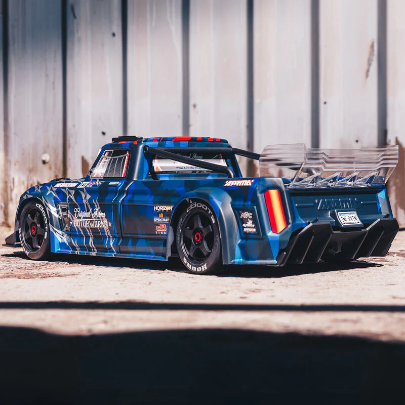 ARRMA ARA7615V2T1 1/7 Infraction V2 6S BLX Street Basher RC Car Blue - Image 23