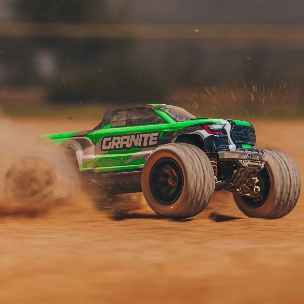 Arrma Granite Grom 1/18 4x4 Monster Truck (Green) ARA2102T3 - Image 6