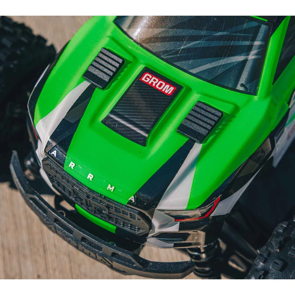 Arrma Granite Grom 1/18 4x4 Monster Truck (Green) ARA2102T3 - Image 8