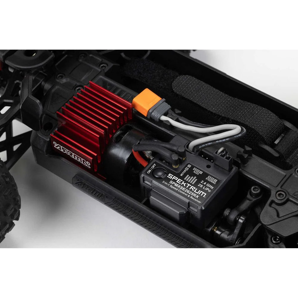 Arrma Granite Grom 1/18 4x4 Monster Truck (Red) ARA2102T2 - Image 12