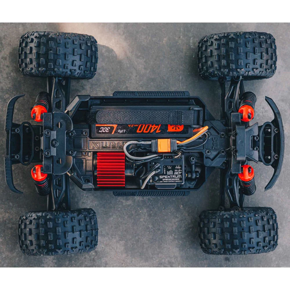 Arrma Granite Grom 1/18 4x4 Monster Truck (Red) ARA2102T2 - Image 16