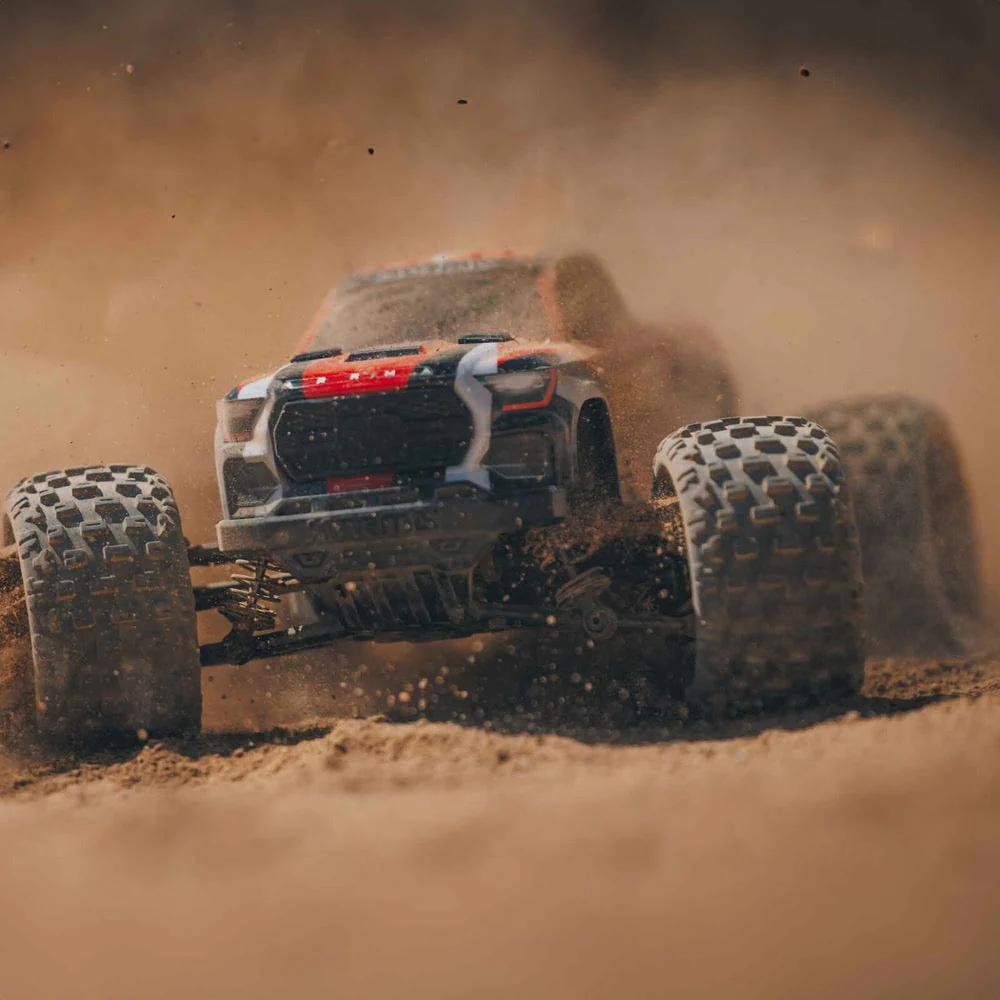 Arrma Granite Grom 1/18 4x4 Monster Truck (Red) ARA2102T2 - Image 4