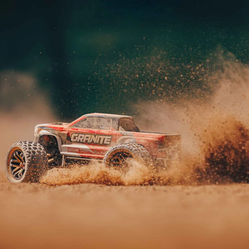 Arrma Granite Grom 1/18 4x4 Monster Truck (Red) ARA2102T2 - Image 7