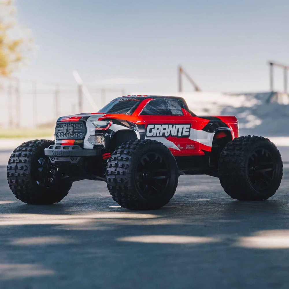 Arrma Granite Grom 1/18 4x4 Monster Truck (Red) ARA2102T2 - Image 9