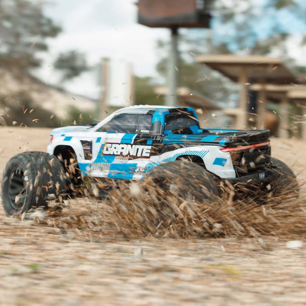 Arrma Granite MEGA 665 1/10 4X4 Brushed Monster Truck RTR (Blue) ARA4202V4T2 - Image 15