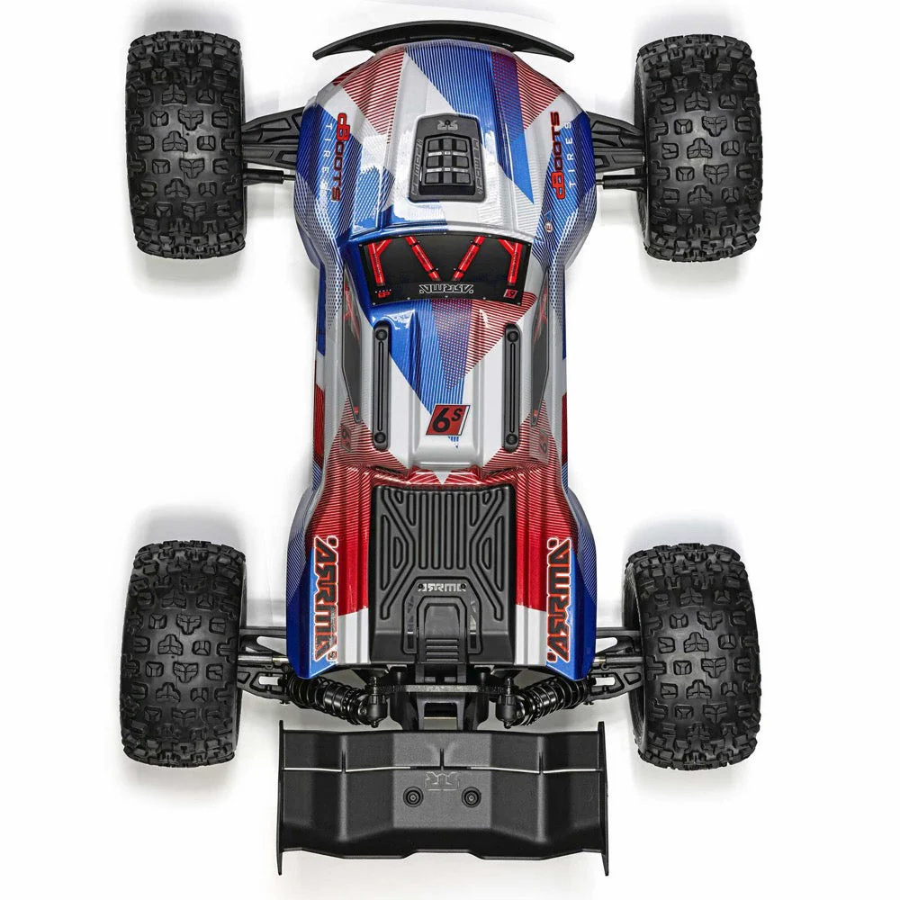 Arrma Kraton 6S BLX 4X4 1/8 Speed Monster Truck RTR Blue/Red ARA8608V6T4 - Image 5