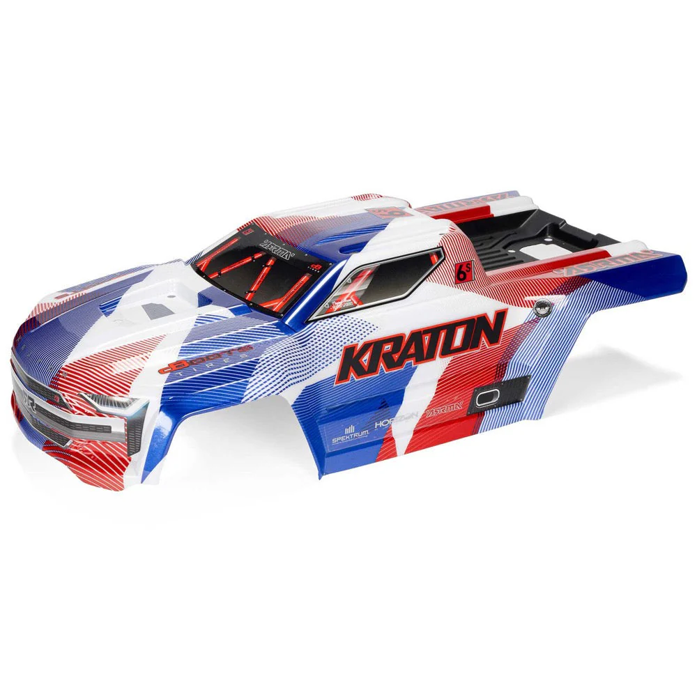 Arrma Kraton 6S BLX 4X4 1/8 Speed Monster Truck RTR Blue/Red ARA8608V6T4 - Image 7